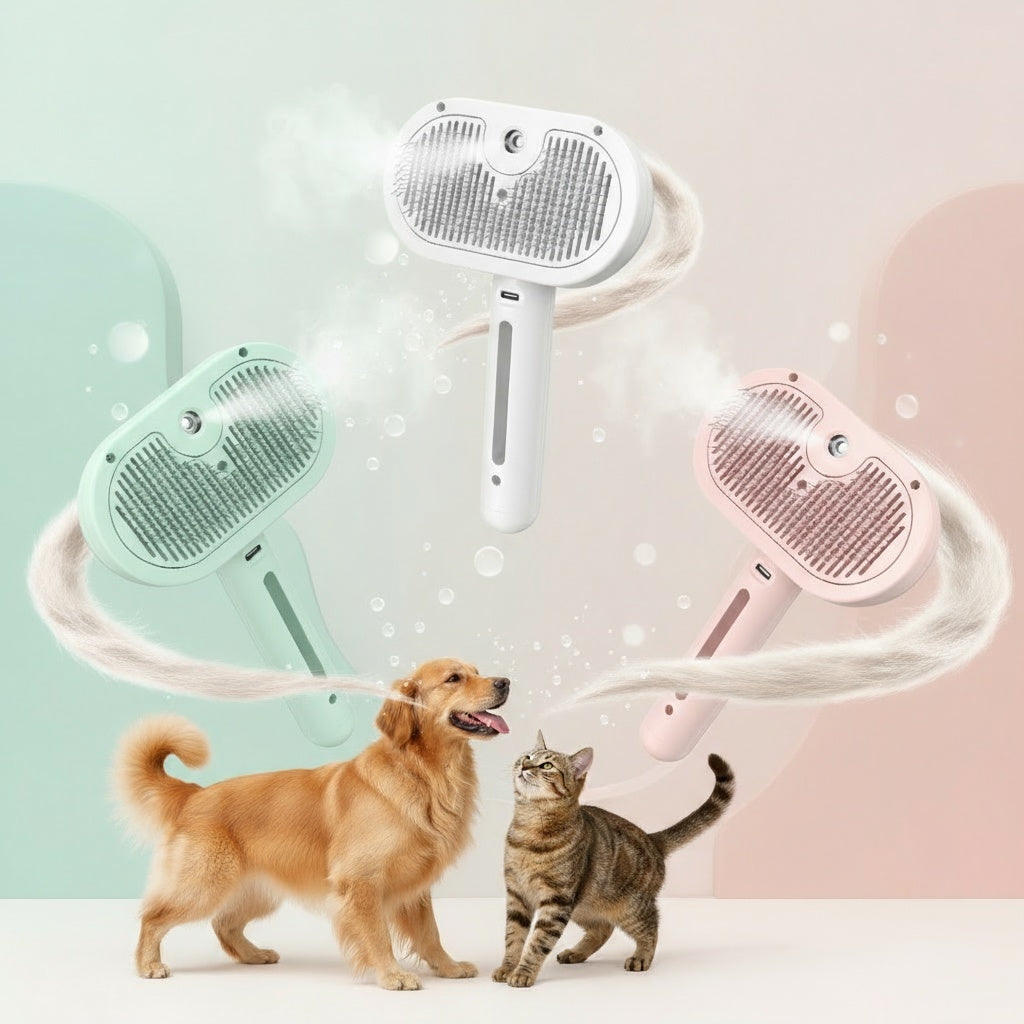 ZampaLux - La spazzola che il tuo cane amerà – Morbidezza e freschezza in ogni passata™